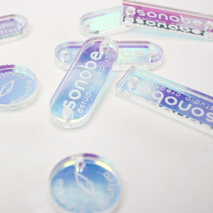 Acrylic tags