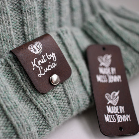 Custom Faux Leather Labels