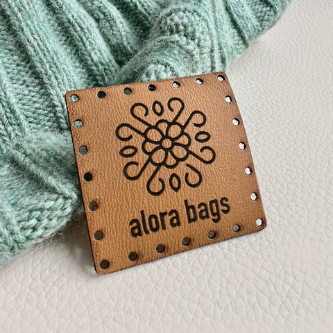 Faux Leather Labels