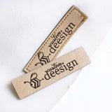 Leather Tags for Knitting