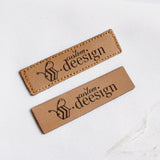 Leather Tags for Knitting