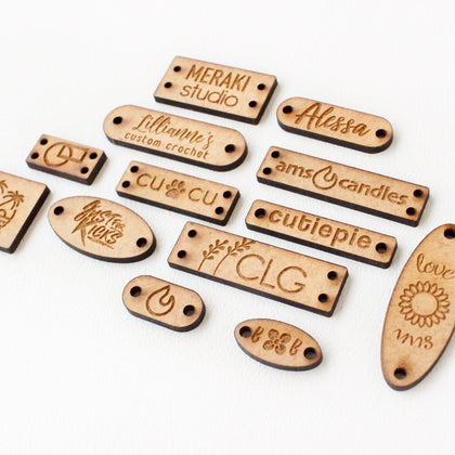 Custom Wooden Tags